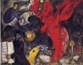El ángel que cae contemporáneo Marc Chagall